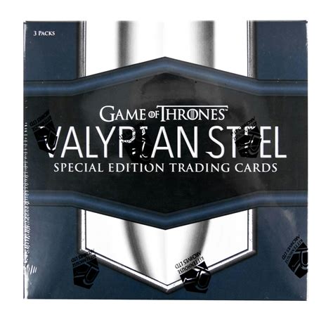 game of thrones valyrian steel box|is valyrian steel real.